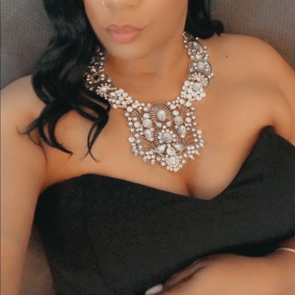 Large Cubic Zirconia Necklace